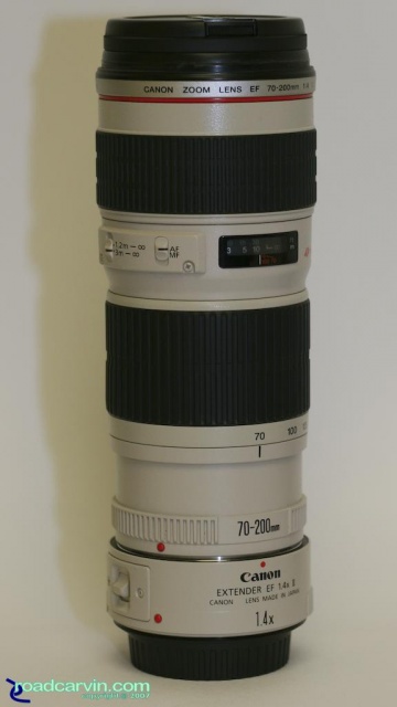 Canon EF 70-200 f/4 L - Telephoto Zoom Lens w/Extender 1.4x II